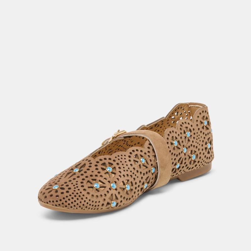 Dolce Vita MORGIN BALLET FLATS MUSHROOM SUEDE