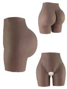 Silicone Butt Lifting Shorts, High Waist Shaping Biker Shorts, Unisex, Thickened Design, Lift Buttocks & Peach Butt, Suitable For Daily Wear & Sports, Confident Shaping, Underwear, Shapewear