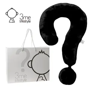 Question-Mark Neck Pillow for Travel & Daily Occasions, 360° Matched Provides Support to The Head Neck and Chin in Any Sleeping Position, Fashion Comfortable Travel Pillow for family and friends
