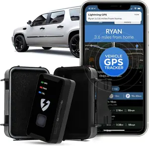 Magnetic GPS Vehicle Tracker for Cars & Trailers, Long Range Real-Time Tracking Device for Fleet Security & Vehicle Monitoring, Compact Hidden Design