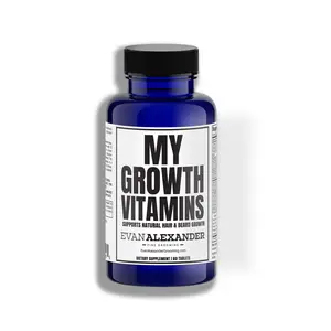 MY Growth Vitamins – Hair, Skin & Nails Multivitamin with Biotin, B6, Collagen, Keratin, Zinc, MSM & Hyaluronic Acid for Stronger Hair & Nails.