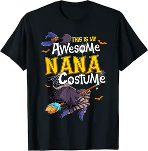 This Is My Awesome Nana Costume Witch Vibes Halloween T-Shirt - Tatyanata Shop 68B09GNJ76PZ