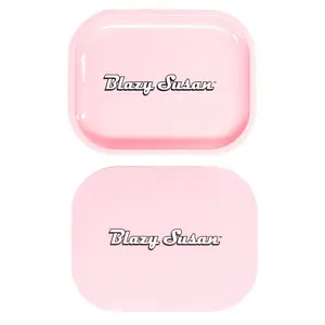Blazy Susan Metal Tray with Lid, 9 Design | Small Size, Durable & Portable