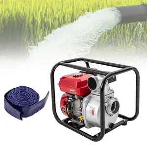 7.5HP Gasoline-Powered Water Transfer Pump, 1236 cu ft/h Flow Rate, 98.43ft Head, for Farm Irrigation, City Drainage, Fire Rescue, Agricultural Productivity, Field Water Management