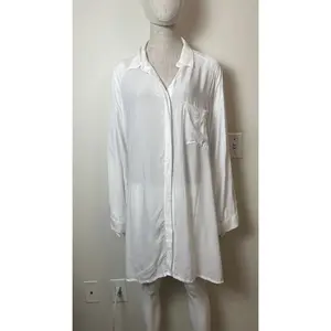 JONNY COTA OVERSIZED FIT WHITE BUTTON UP DRESS SHIRT