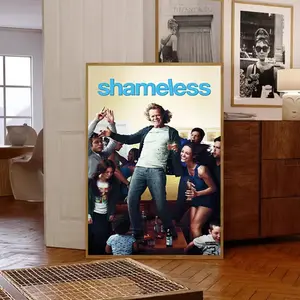 Shameless Movie Posters, Wrapped Poster, Wall Art, Room Decoration, Retro Aesthetics