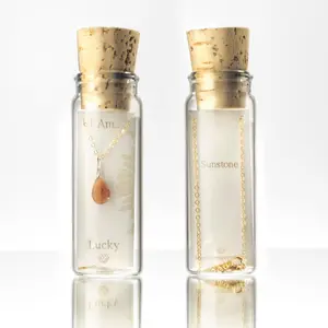 Intention Necklace Bottle - Lucky Sunstone
