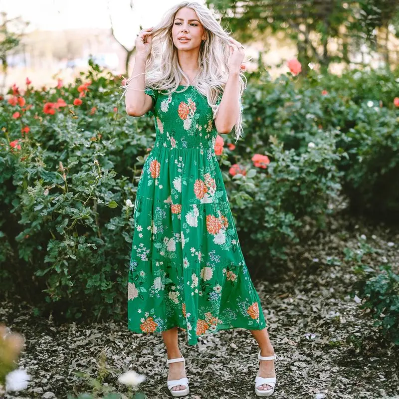 slim fit dress slacks Solem Midi Dress main image 1