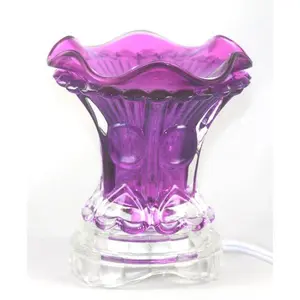 CrystalGlow Purple Electric Oil Burner