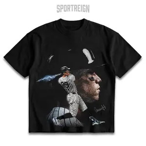 SPORTREIGN BASEBALL Aaron Judge Men's T-shirt, Newyork team Fan Shirt, baseball Fan Merchandise, baseball Shirt, Graphic Tee Over Size, 100% cotton Shirt, Gift For Him, Made In USA.