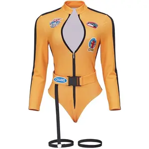 Kill Bill Costume Beatrix Kiddo The Bride Cosplay Costume Outfits Sexy Bodysuit Jumpsuit for Adult Women