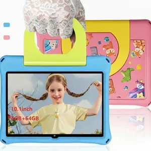 10.1 Inch Android Kids Learning Tablet PC, Sim Calling & Parental Control, HD Screen, 5g WiFi, Shockproof Case, Perfect Gift for Boys Girls