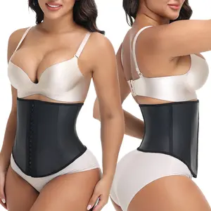 Women Compression Waist Trainer Latex Underbust Waist Cincher Corset Tummy Control Corset Sport Girder Hourglass Body Shaper