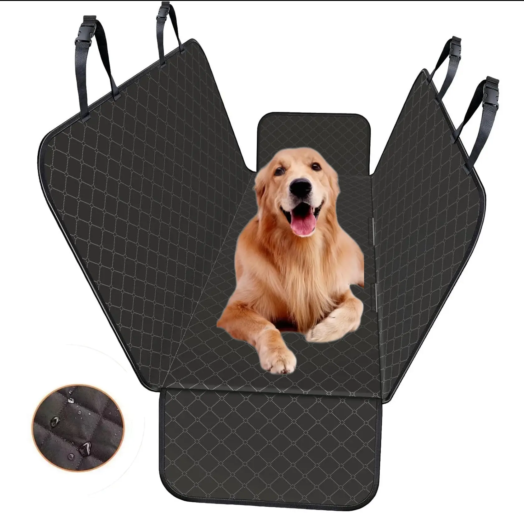 [On Sale] Dog Car Seat Cover for Trucks, SUVs, Scratchproof Protector Waterproof Backseat Protection for Travel, Washable Nonslip, Puppy Essentials