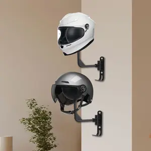 Multifunctional Helmet Claw Hook Wall Mounted, Easy Install Motorcycle Helmet Mount Storage Holder