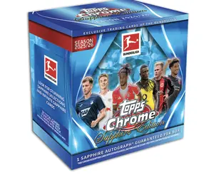 1 (ONE BOX) - 2025-26 TOPPS Chrome Sapphire Edition Bundesliga hobby