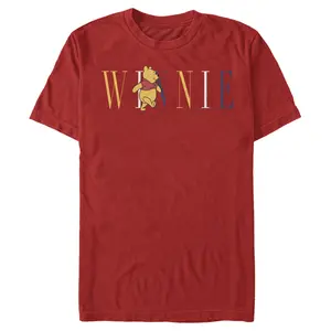 Men's Winnie the Pooh Walking Across Winnie T-Shirt