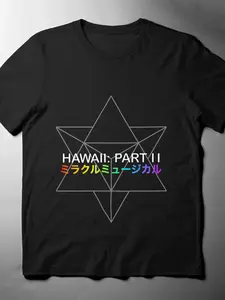 Miracle Musical - Hawaii Part II (Black) Classic T-Shirt, tally hall Shirt, band unisex shirt, miracle musical Tees, hawaii part ii, , alternative, rainbow, colorful, Casual, Fashion, Menswear, Retro, Streetwear, Top, Vintage, Classic, Stylish, Basic