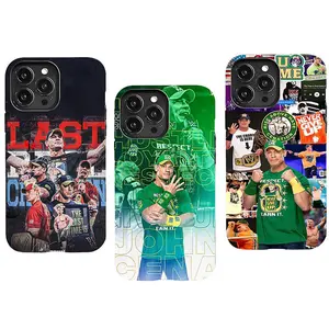 RESPECT John Cena classic slogan phone case, suitable for iPhone 17-11 Pro Max/Plus and Samsung Galaxy S23-25