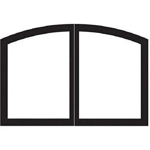 Wmh Matte Black Arch Door Set