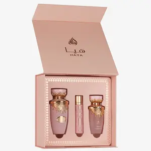 Lattafa Haya 3 pcs Giftset EDP 100ml + 20ml EDP + Hair Mist 50ml