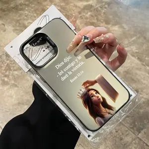 Christian Motivational Quotes Pattern Phone Case for iPhone 17 16 Pro Max 15 Plus 14 13 12 11  Air XR XS Plus E Shockproof Drop Protective Durable PC Smartphone Cover Cellphone Casing