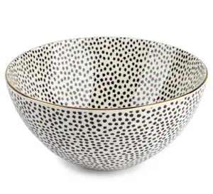 Large Stoneware Bowl, 11.42 x 11.42 x 2.64 Inches