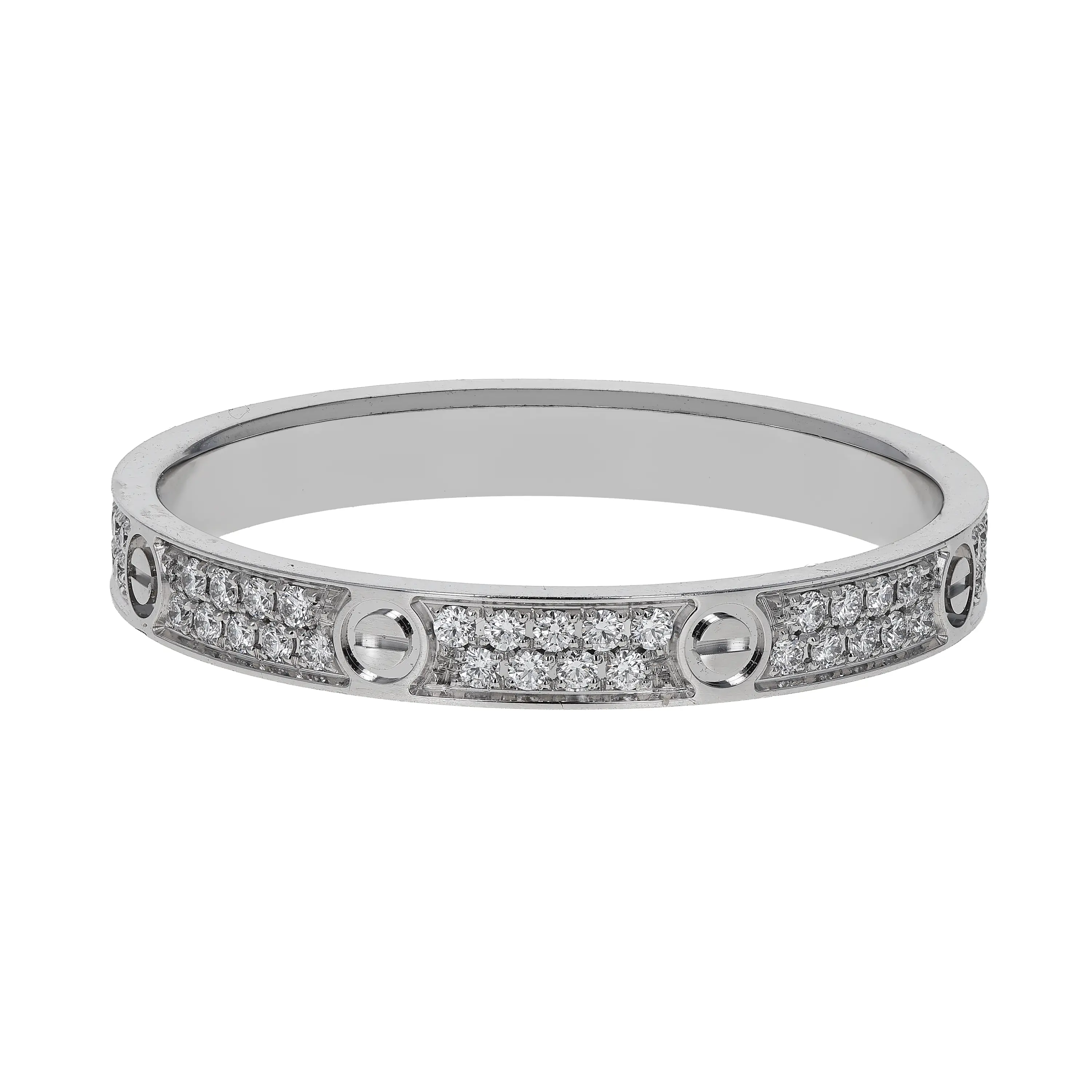 Pre-owned Cartier Love Ring Size 55