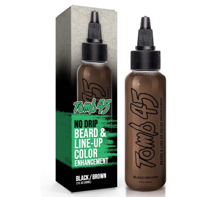 Tomb 45 NODRIP Enhancement Color | Hair Enhancer For Beard & Lineup | Water Resistant Hairline Filler Spray | Barber Beard Liner For Thicker & Fuller Hairstyling | Men’s Grooming Products