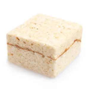 Caramel & Cream Crispy Cake