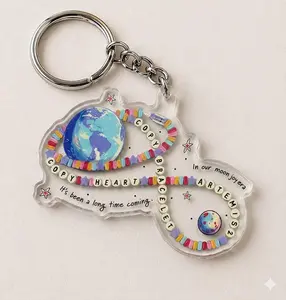 Copy Heart Copy Bracelet Bag Charm, Artemis II NASA Mission Keychain, Space Exploration Keychain, Gift For Fans