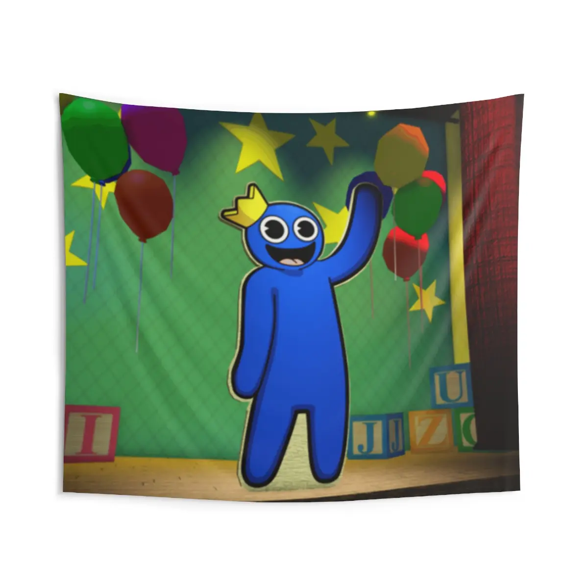 Rainbow Friends Birthday Party Backdrop or Indoor Wall Tapestry
