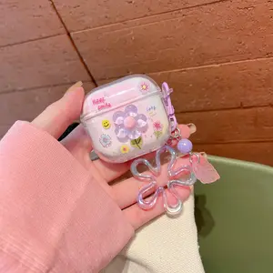 Creative Cute DIY AirPods Pro 3 Case, Compatible with AirPods 1/2/3/AirPods 4, Transparent Protective Cover Accessories