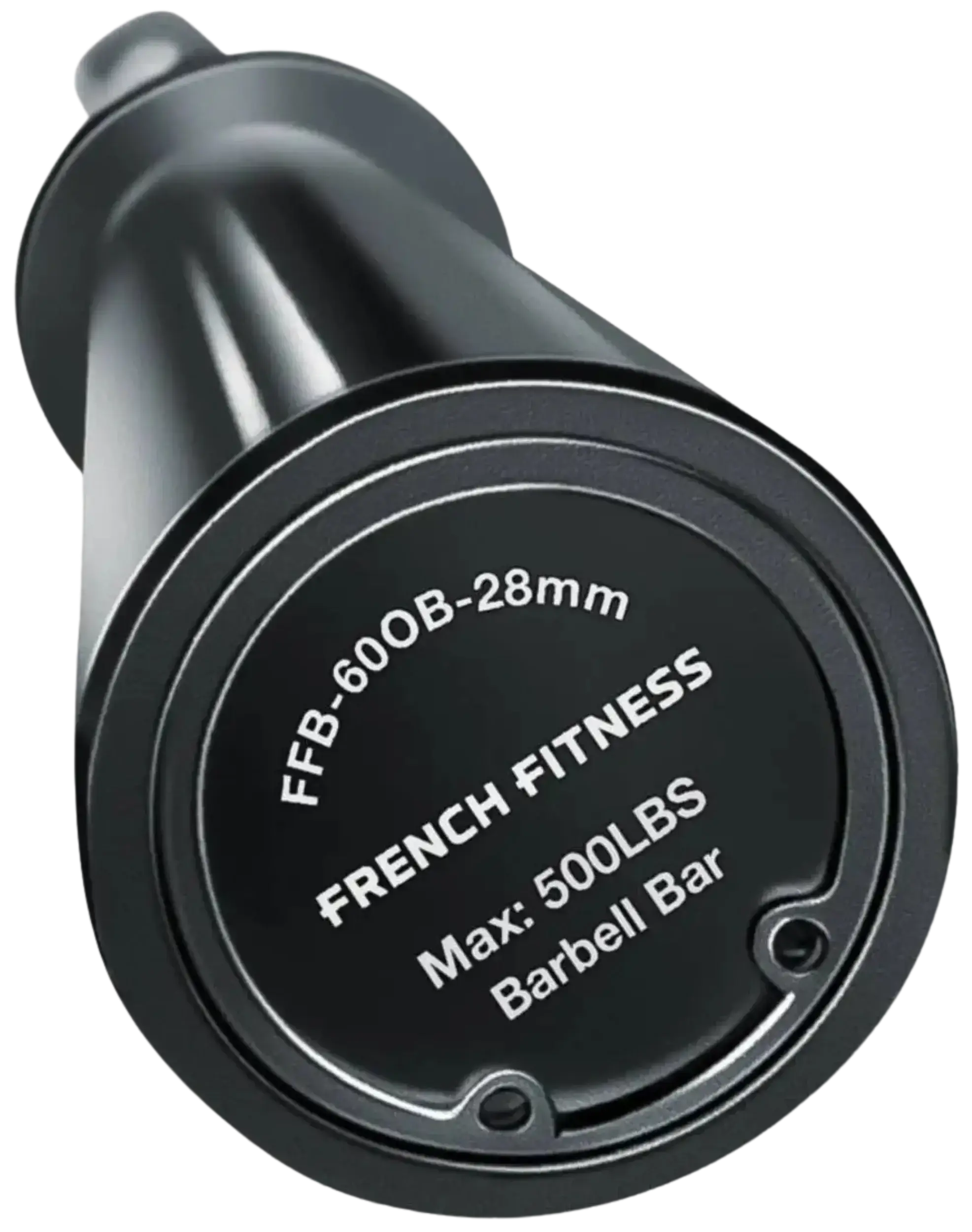 French Fitness 5' Black Olympic Barbell - 26 Lbs (New), Standard Barbell