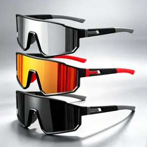 3-Pack Unisex Outdoor Sunglasses UV400 Protection Windproof Design Impact-Resistant Lenses for Cycling Running Hiking All-Day Comfort Stylish Practical Eyewear