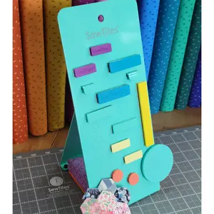 SewTites Sew 'n Store Hangstand - 5x12" Heavy-Duty Metal Stand for Organizing & Storing SewTites - Turquoise Color - Perfect for Sewing Projects