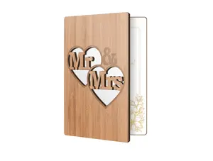 Mr. and Mrs. Wedding Card