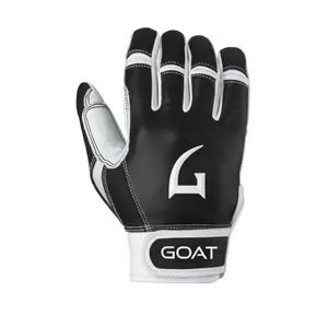 Origin Series Short Cuff Black and White Batting Gloves