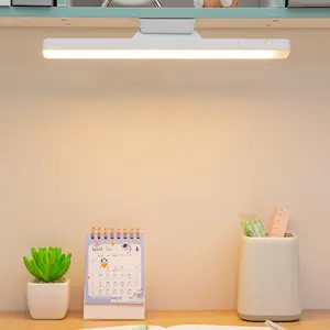 Rechargeable Light Bar - Touch Control 3-Color Adjustable, 27 LED Mirror Light with Magnetic Base, Battery Powered Stick-on Lamp for Cabinet, Closet, Kitchen, Bedroom, Bathroom, Wall