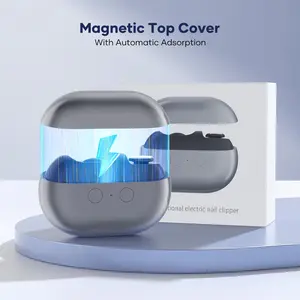 Quiet Safe Electric Nail Cutter Rechargeable for Baby Newborn Adults Seniors Family Safe Electric Nail Clipper Quiet Rechargeable for Babies Adults Seniors