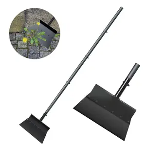 Multifunctional Garden Cleaning Shovel,Gardening Scraper with Adjustable Handle,59 inch Heavy Duty Steel Flat Shovel for Gardening Tools,Driveway Snow Removal,Weeding