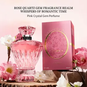 C2U Pink Crystal Gem Perfume 75ml/2.54 Oz - Romantic Floral Fragrance For Women