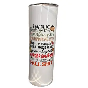 20oz Fall Tumbler - Perfect for Your Beverage Needs - Bottle, Drinkware