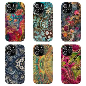 Bohemian Paisley Floral Phone Case |   Maximalist Aesthetic,For iPhone 17 Pro Max 16 15 14 13 12 11 for Samsung S21 S22 S23 S24 S25 Phone Case | Gift for him and her,Phone Accessories