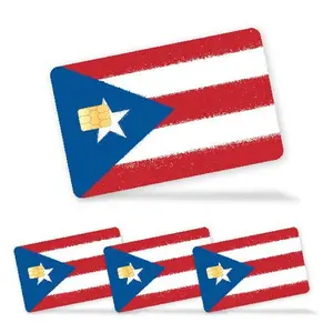 Puerto Rico Credit Card Sticker Cover - Laminated Vinyl Stickers - Debit Card Skin Boricua