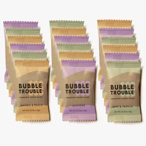 Bubble Trouble Foaming Hand Soap Tablet Refills - 18 Pack - Variety Scents – 144 fl oz total (Makes 18 x 8 fl oz bottles of soap) Eco Friendly Zero Waste Cleansing & Moisturizing