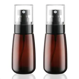 Travel Spray Bottle 2oz/60ml 2 Pack TSA Approved Fine Mist Spray Bottles Refillable  Leak Proof Travel Size Spray Bottle for Hair Perfumes Skincare Water  Sprayer(Brown)
