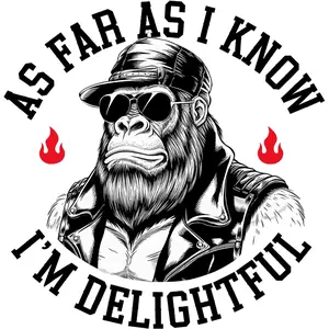 DTF Transfer Funny Multi Sizes DIY Handmade Crafts Full Color Print for Tees Hats Hoodies Tote bags Kids Apparel