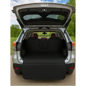 Universal Cargo Liner for SUV -   Trunk Mat, Non-Slip  Seat Protector,  Bed Cover, Pet Barrier, Rear Liner Accessories for  & Sedans, Universal Fit Trunk Cover