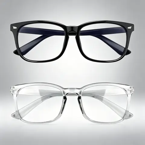 Blue Light Eyeglasses for Men Women,Blue Light Lens,Blue Light Glasses Men,Bluelight Glasses Women,Computer Glasses,Party Glasses,Classic Rectangle Frame